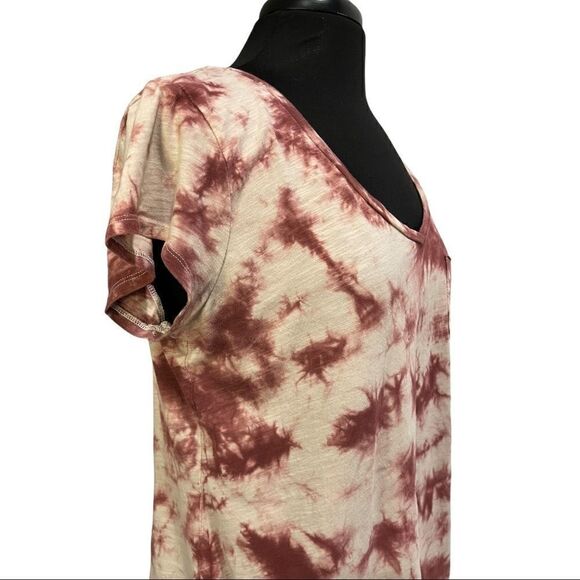 Porridge Clothing Ocean Tie-Dye V-Neck Tee Sz M - Picture 6 of 14